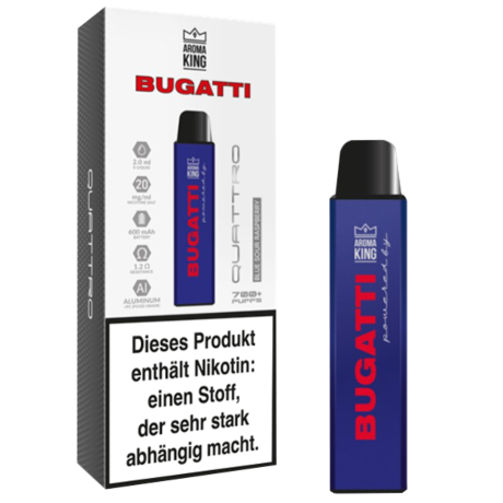 Aroma King Bugatti Quattro Blue Sour Raspberry 20mg