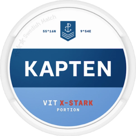 Kapten White Extra Strong Portion Snus