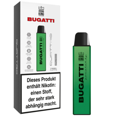 Aroma King Bugatti Quattro Apple Peach 20mg