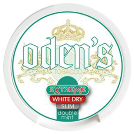 Odens Extreme White Dry Slim Double Mint Snus