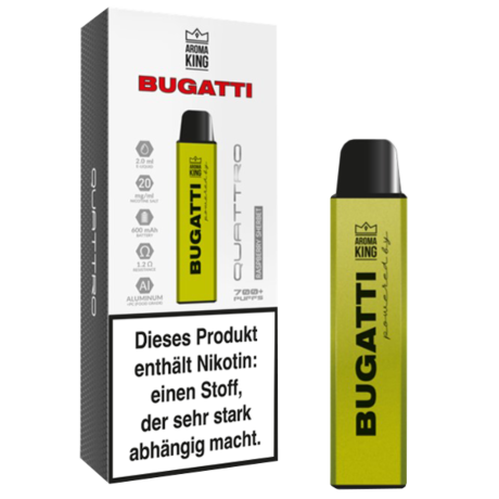 Aroma King Bugatti Quattro Raspberry Sherbet 20mg
