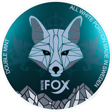 White Fox Double Mint Slim All White Portion