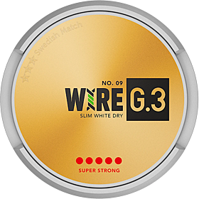G. 3 WIRE Slim White Dry Super Strong